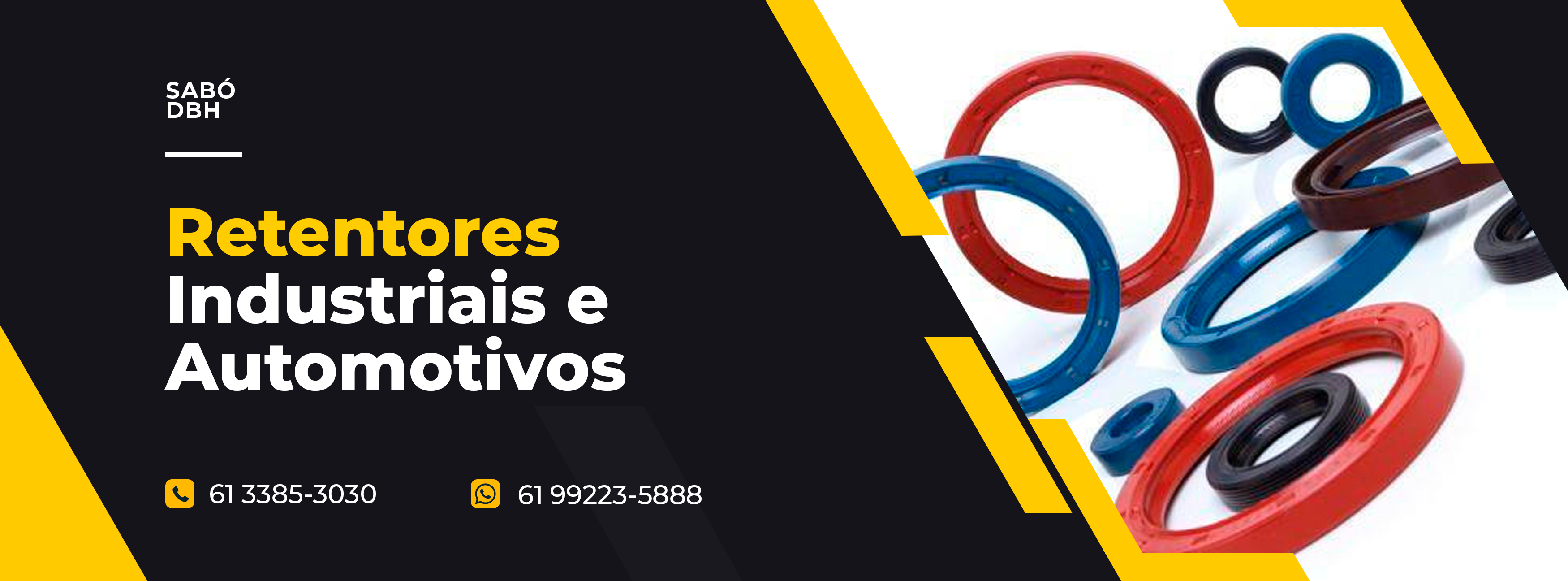 retentores industriais automotivos no gama Brasília Rolamentos
