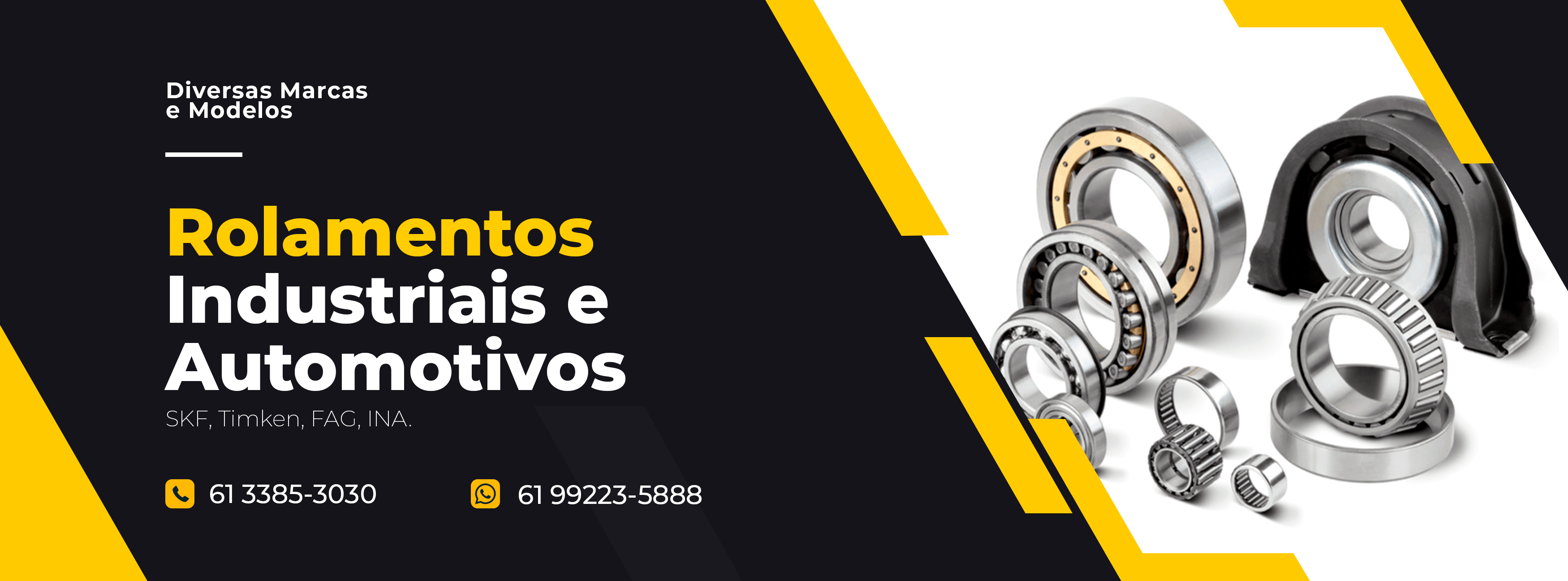 rolamentos industriais automotivos no gama Brasília Rolamentos